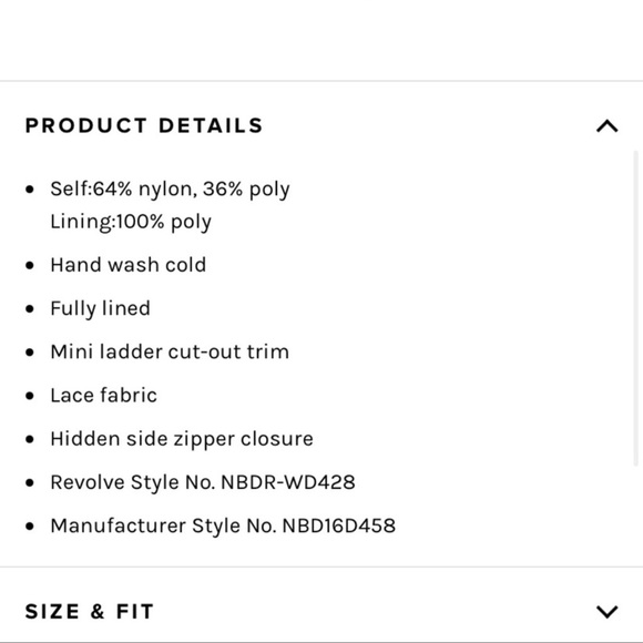 NWT Only Yours Asymmetrical Lace Dress by NBD - Picture 7 of 13